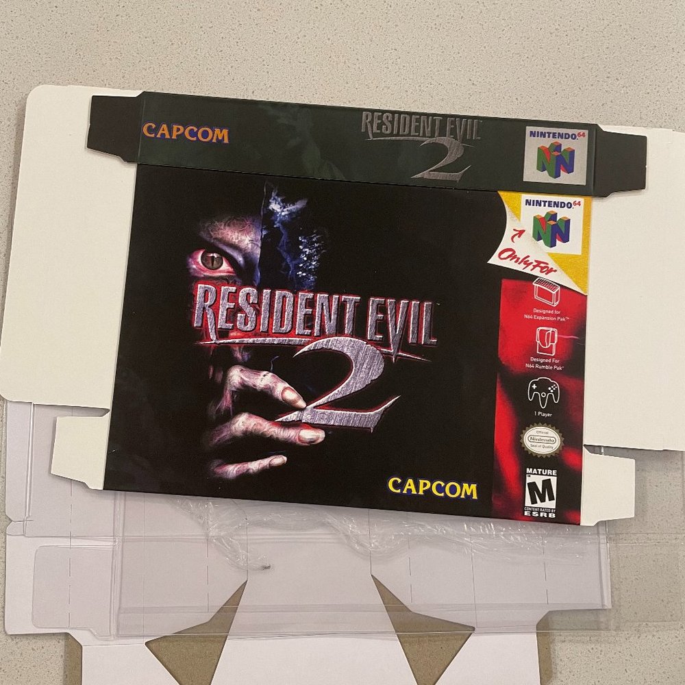 Resident Evil 2 (NINTENDO 64 N64) Box Only